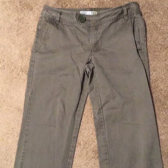 Old Navy Pants - Olive Green Color Women’s Size 6 Low Waist Pants